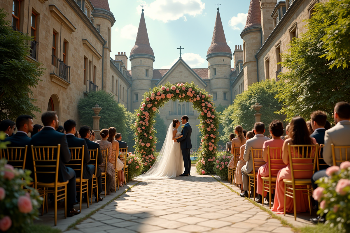mariage romantique
